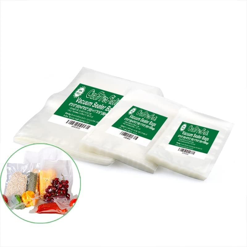 O2frepak 150 Count Vacuum Sealer Bags 50 of Each Size 50 Pint 6"X10",50 Quart 8"X12"and 50 Gallon11"X16" BPA Free Sous Vide Seal a Meal Vaccume Seal Pre-Cut Combo Pack Bag - Image 2
